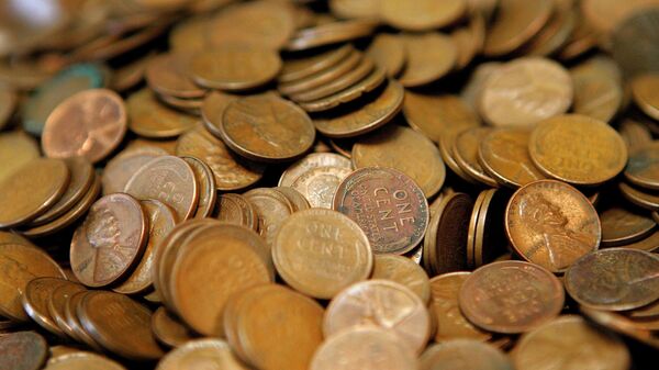 Одноцентовые американские монеты - Sputnik Беларусь