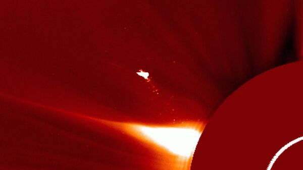 Снимок с одного из телескопов LASCO - Sputnik Беларусь