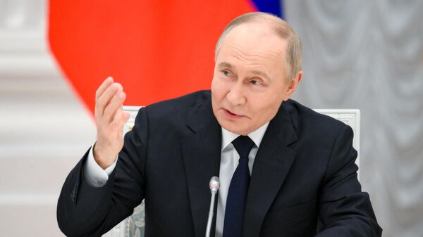 Встреча Владимира Путина с представителями деловых кругов - Sputnik Беларусь