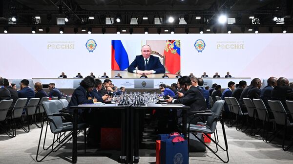 Приветственное послание президента РФ Владимира Путина в формате видеообращения - Sputnik Беларусь