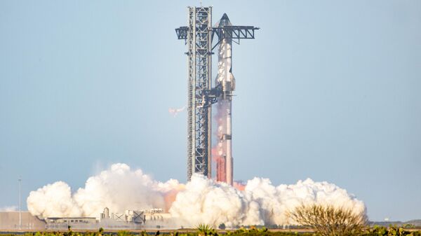 Пуск корабля Starship  - Sputnik Беларусь