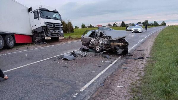 На месте аварии - Sputnik Беларусь