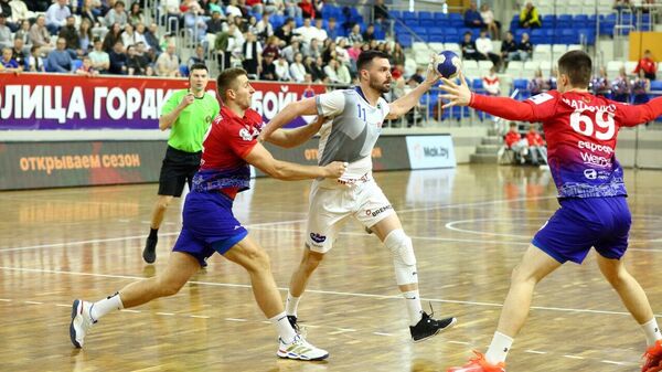 Игровой момент матча Мешков Брест - СКА - Sputnik Беларусь