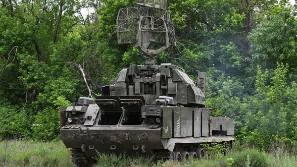 Баявая праца разліку ЗРК ТОР М-1 - Sputnik Беларусь