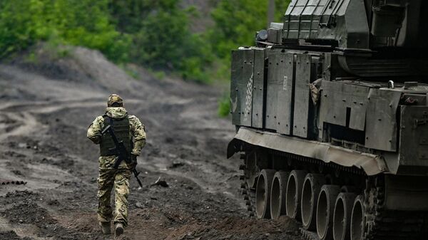 Боевая работа расчета ЗРК ТОР М-1  - Sputnik Беларусь