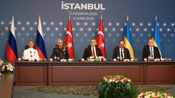 Представители Турции на переговорах в Стамбуле, архивное фото - Sputnik Беларусь