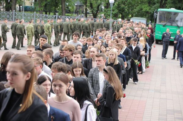 Церемония прощания с ветераном Великой Отечественной войны Геннадием Юшкевичем - Sputnik Беларусь