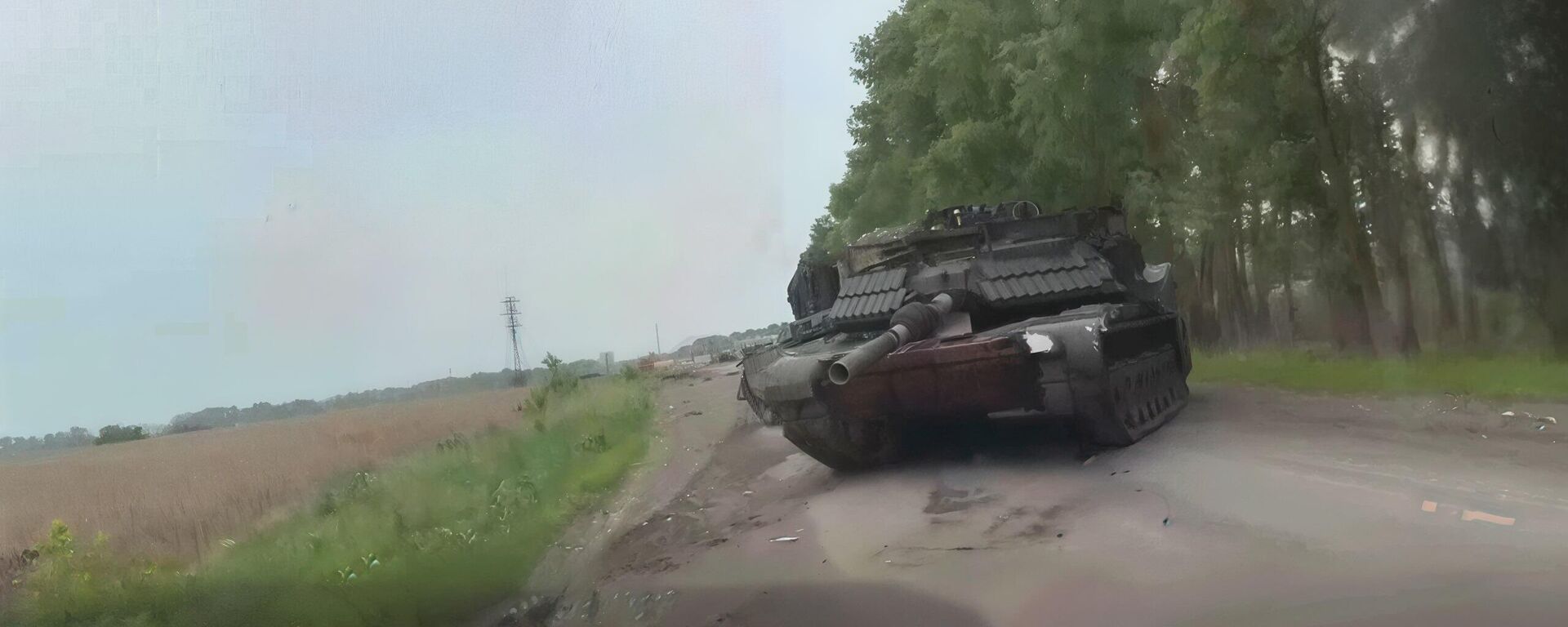 Нават Абрамсы: кінутая тэхніка УСУ на мяжы Курскай вобласці – відэа - Sputnik Беларусь, 1920, 05.06.2025