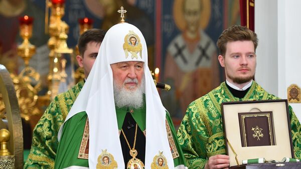 Боская літургія з удзелам патрыярха Кірыла ў Полацку – трансляцыя - Sputnik Беларусь