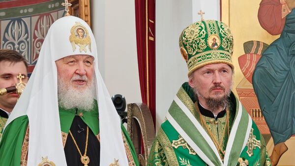 Патрыярх Кірыл і мітрапаліт Веніямін - Sputnik Беларусь