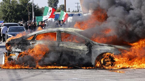 Беспорядки в Лос-Анджелесе - Sputnik Беларусь