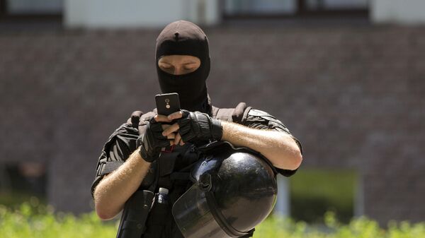 Молдавский полицейский, архивное фото - Sputnik Беларусь