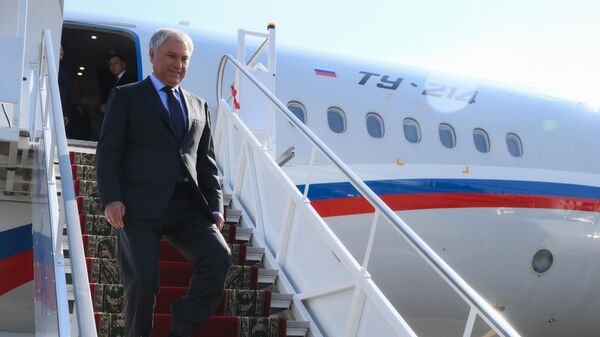 Рабочая поездка председателя Госдумы РФ Вячеслава Володина в Брест - Sputnik Беларусь