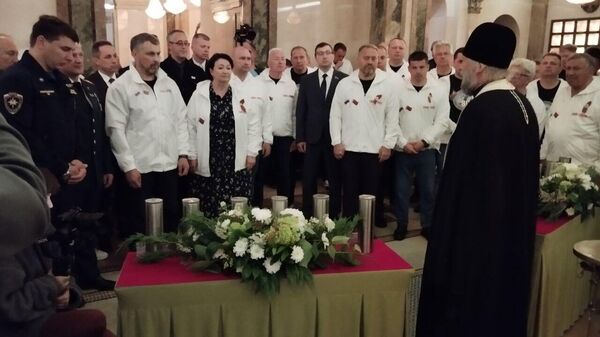 Капсулы з зямлёй гарадоў-герояў заклалі ў Храме Усіх Святых у Мінску - Sputnik Беларусь