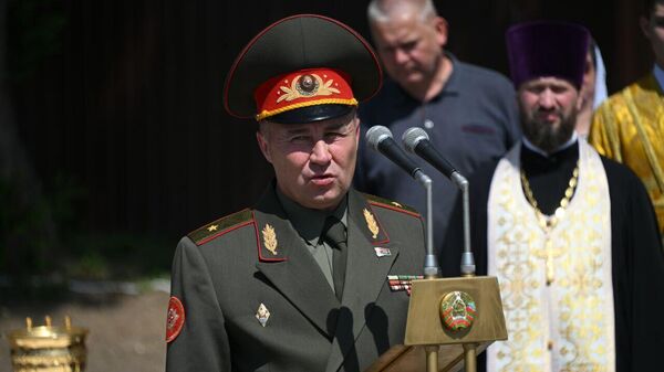Памочнік міністра абароны Беларусі па ідэалагічнай рабоце Леанід Касінскі - Sputnik Беларусь
