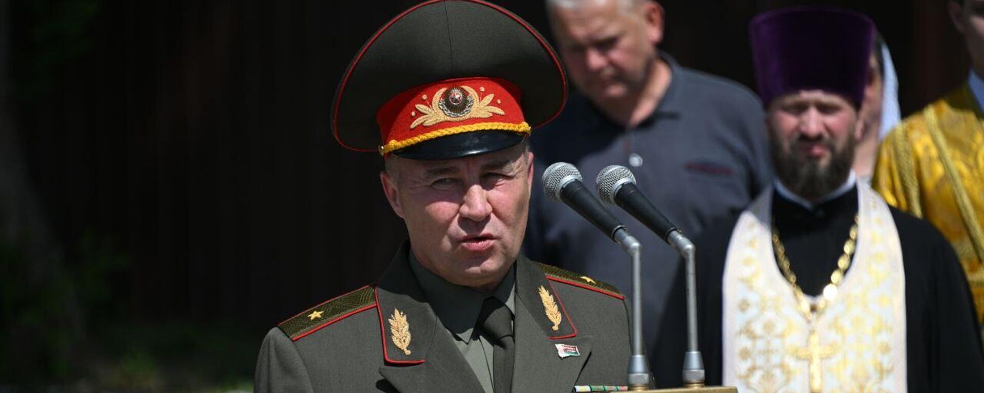 Памочнік міністра абароны Беларусі па ідэалагічнай рабоце Леанід Касінскі - Sputnik Беларусь, 1920, 21.06.2025