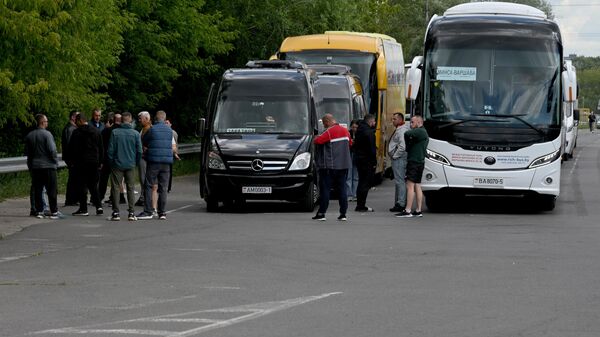 Автобусы и маршрутки на границе - Sputnik Беларусь