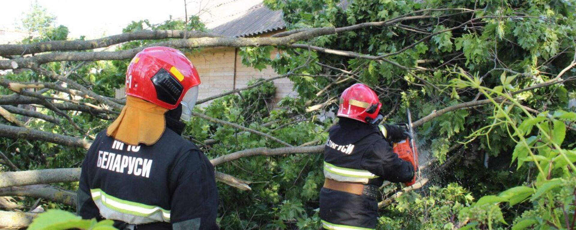 Спасатели ликвидируют последствия непогоды - Sputnik Беларусь, 1920, 12.10.2025