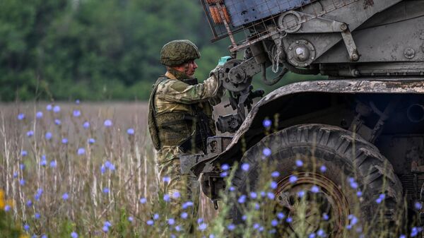 Разлік РСЗА Град падчас СВА - Sputnik Беларусь