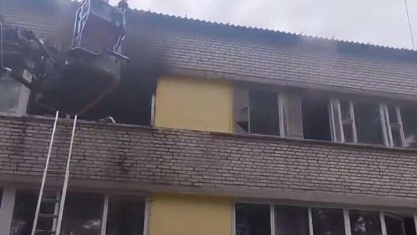 Пожар в оздоровительном лагере в Молодечненском районе - Sputnik Беларусь