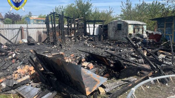 На месте пожара - Sputnik Беларусь
