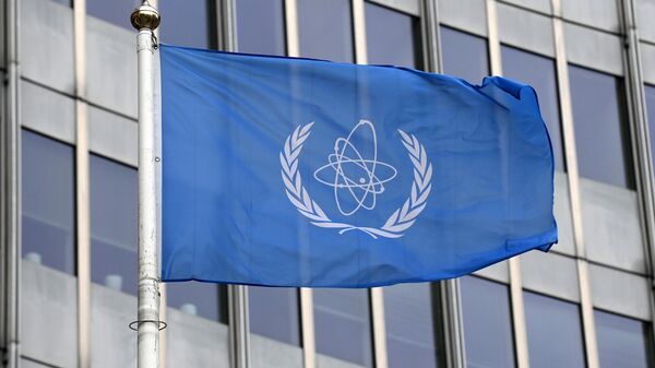 Флаг у штаб-квартиры МАГАТЭ - Sputnik Беларусь