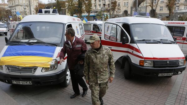 Машина скорой помощи на Украине, архивное фото - Sputnik Беларусь