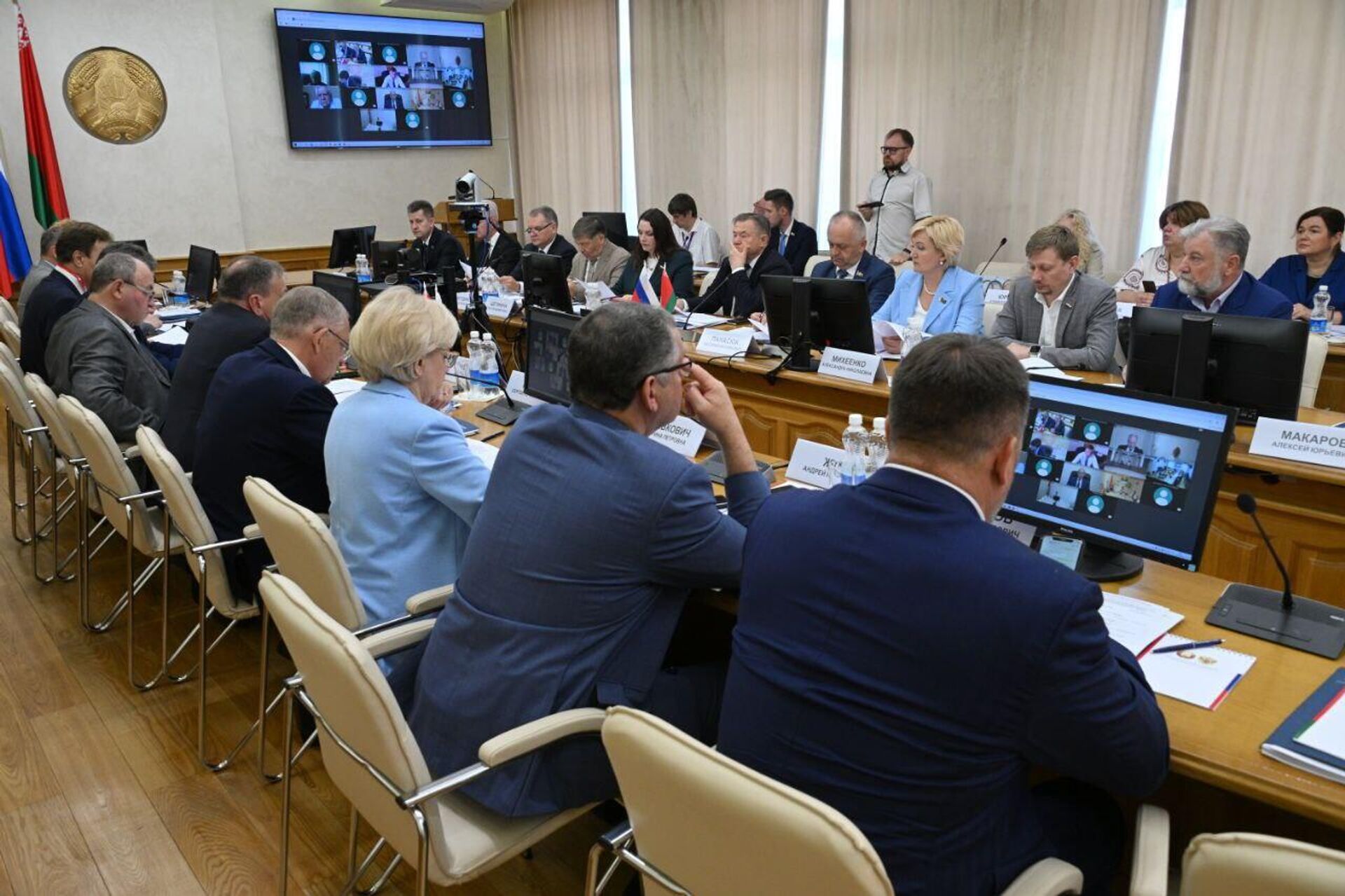 Совместное заседание трех комиссий Парламентского собрания в Витебске - Sputnik Беларусь, 1920, 10.07.2025