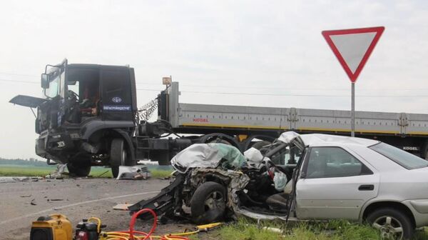 На месте ДТП - Sputnik Беларусь