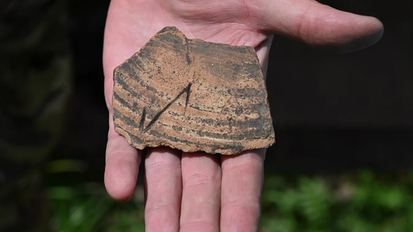 Кольцо, застежка и руна викингов: находки на раскопках древнего Минска - Sputnik Беларусь