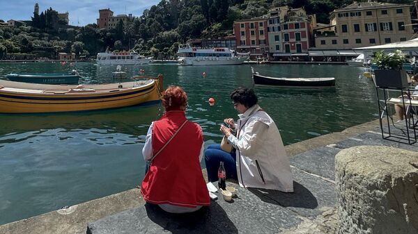 Туристы в итальянском Портофино - Sputnik Беларусь