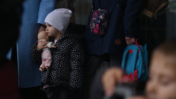 Украинские беженцы в Польше - Sputnik Беларусь