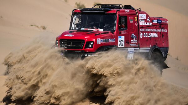 Гонщики команды МАЗ-СПОРТавто на ралли Шелковый путь - Sputnik Беларусь