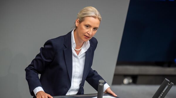 Сопредседатель немецкой правой партии Альтернатива для Германии Алиса Вайдель, архивное фото - Sputnik Беларусь