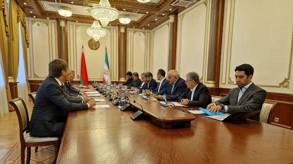 Парламентская делегация Ирана на встрече с представителями Национального собрания Беларуси  - Sputnik Беларусь