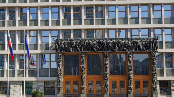 Здание Национальной ассамблеи Словении - Sputnik Беларусь