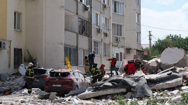 Взрыв газа в жилом доме в Саратове - Sputnik Беларусь