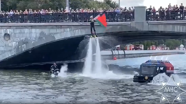 Плац-концерт и показательные выступления спасателей прошли в Минске  - Sputnik Беларусь