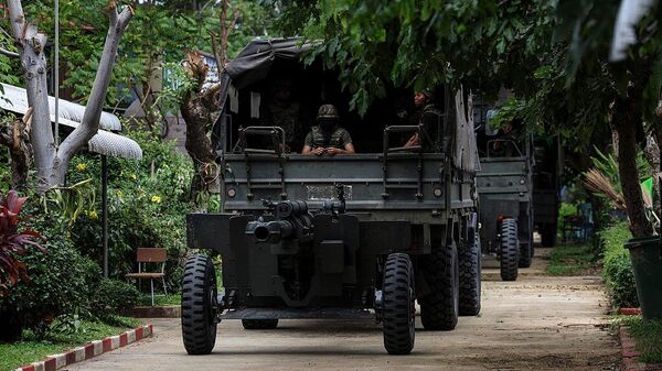 Военные Таиланда на границе с Камбоджой - Sputnik Беларусь