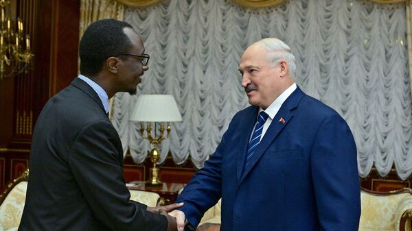 Встреча президента Беларуси Александра Лукашенко с министром иностранных дел Эфиопии Гедионом Тимотевосом - Sputnik Беларусь