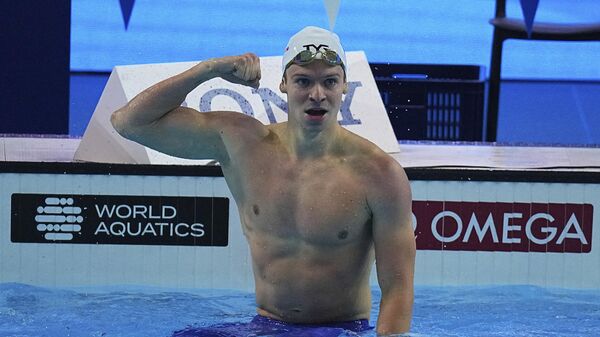 Французский пловец Леон Маршан - Sputnik Беларусь