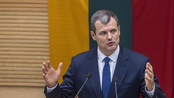 Глава правительства Литвы Гинтаутас Палуцкас  - Sputnik Беларусь