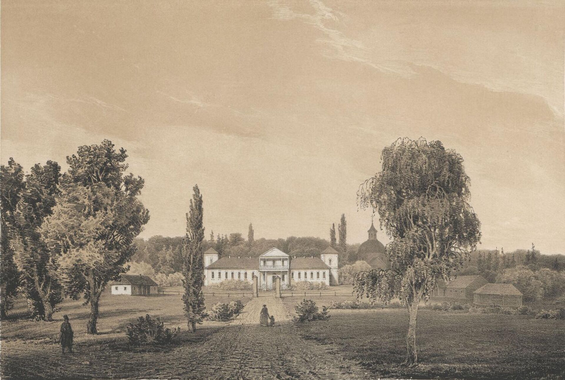 Дубое, усадьба Кужанецких, 1875 года. 
Наполеон Орда. Шлях да Бацькаўшчыны: кніга-альбом - Sputnik Беларусь, 1920, 31.07.2025