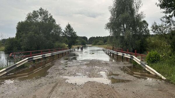 Подтопленный мост - Sputnik Беларусь