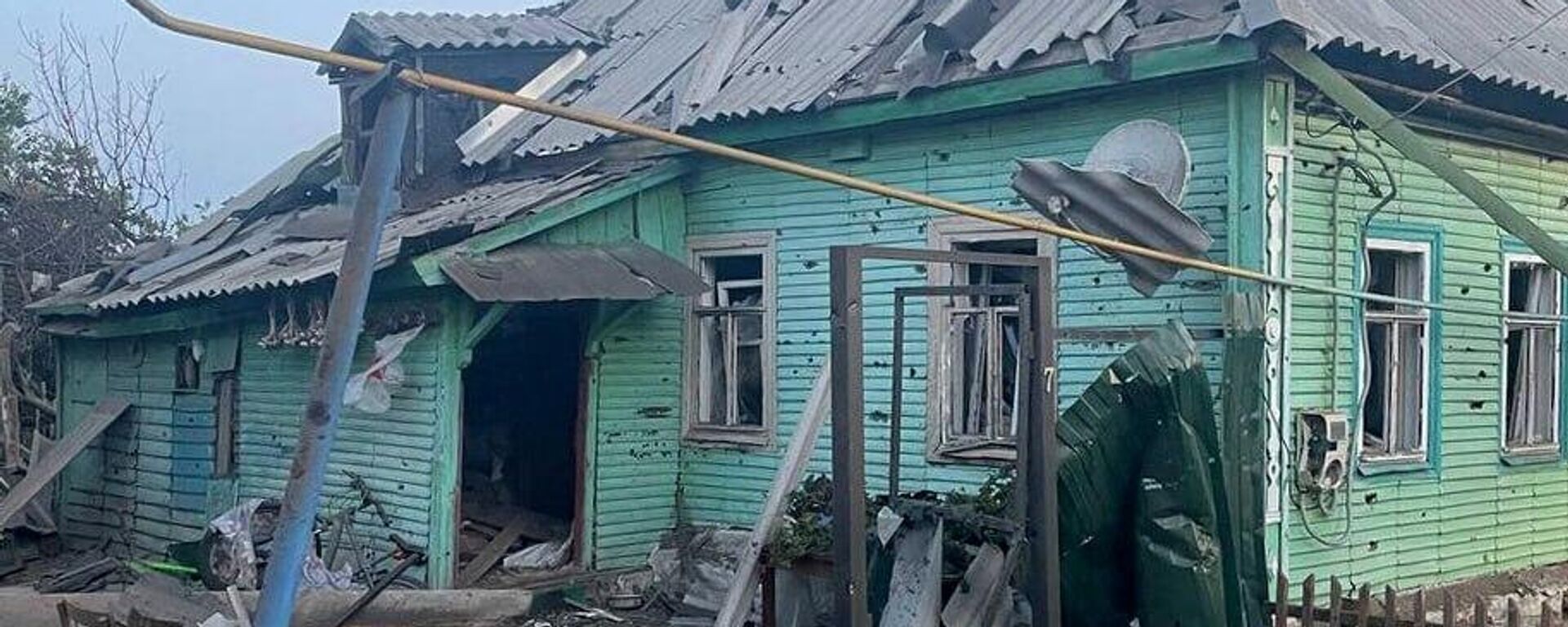 Последствия обстрела города Суджи в Курской области - Sputnik Беларусь, 1920, 06.08.2025