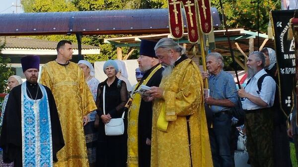 Крестный ход из Витебска в Смоленск - Sputnik Беларусь