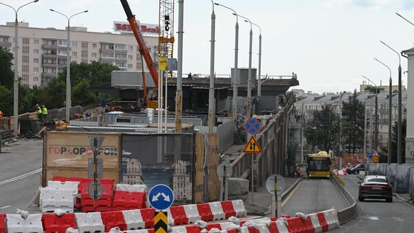 Ремонт путепровода, соединяющего проспект Независимости и улицу Московскую - Sputnik Беларусь