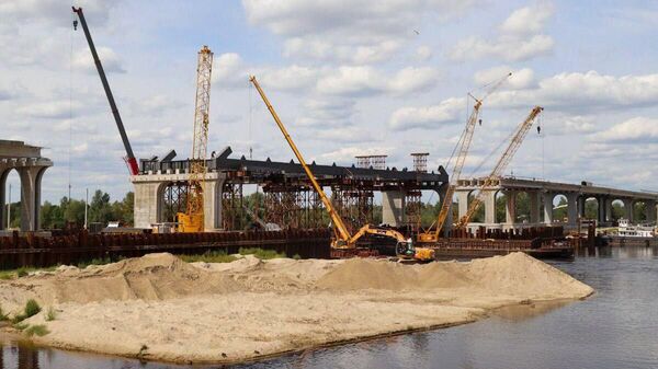 Реконструкция путепровода над рекой Припять  - Sputnik Беларусь
