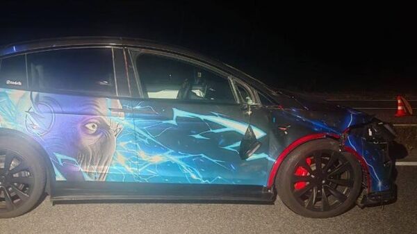 Tesla сбила подростка на велосипеде в Гомеле  - Sputnik Беларусь