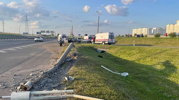 На месте ДТП - Sputnik Беларусь
